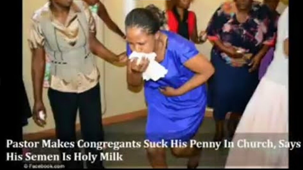 PASTOR SAYS HE WAS ANOINTED WITH HOLY MILK& REPRODUCTIVE ORGANS & YOU NEED TO GET ON YOUR KNEES & PERFORM