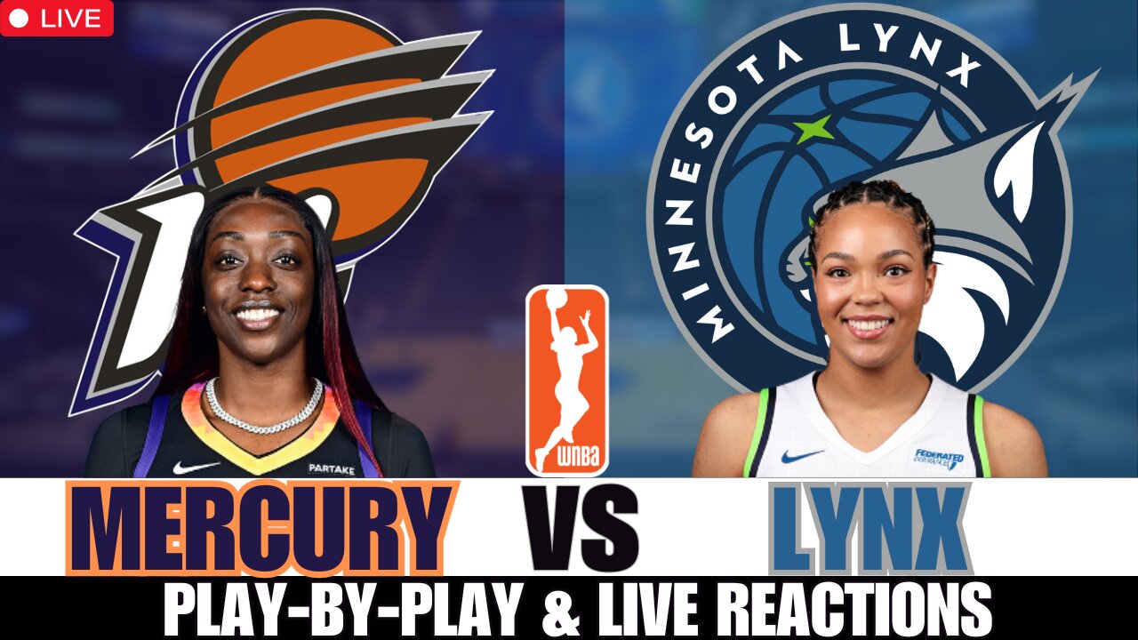 Phoenix Mercury Vs Minnesota Lynx🏀WNBA Live Stream Reactions