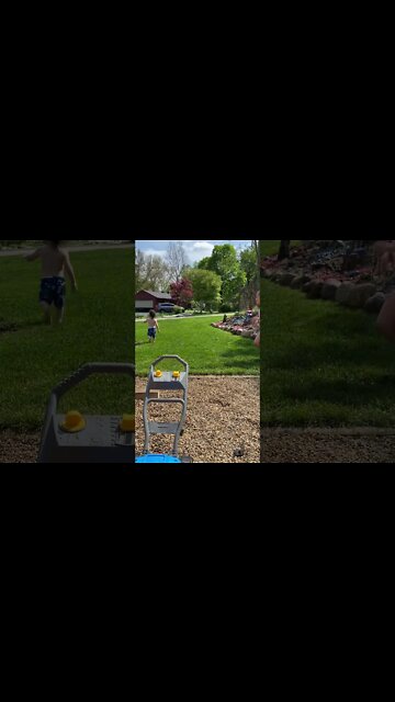 “Spring sprinkler.”