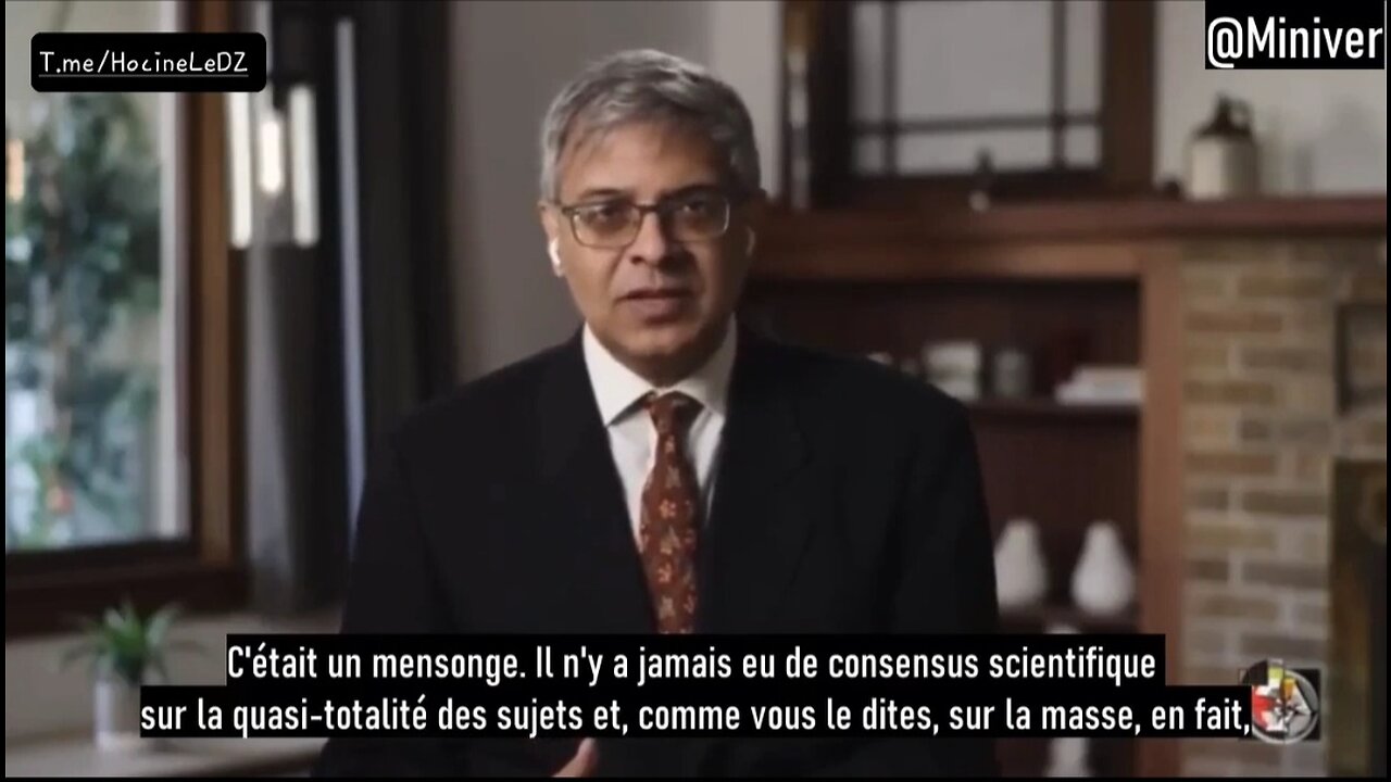 Il n’y a jamais eu de consensus scientifique sur les confinements, les 😷ou le 💉Dr Jay Bhattacharya