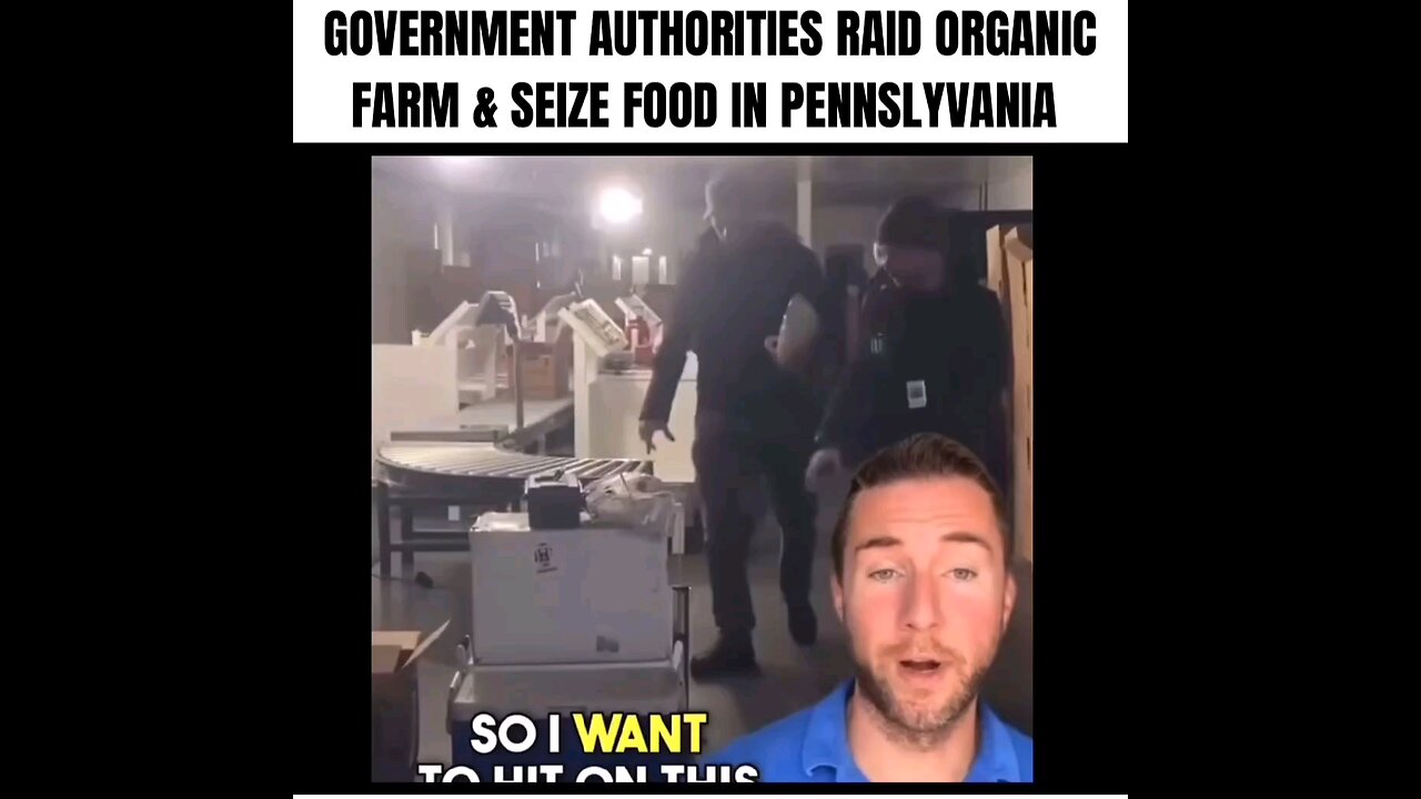 Organic Farmer RAIDED!