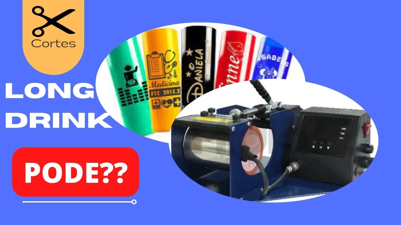 Pode estampar long drink na prensa de caneca? - Perguntas e respostas da LIVE