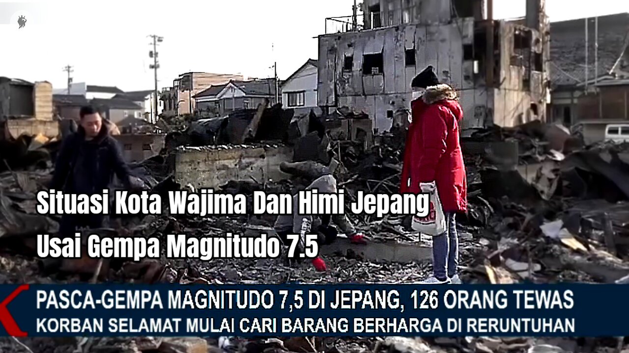 Situasi Kota Wajima Himi Jepang Usai Gempa Magnitudo 7.5