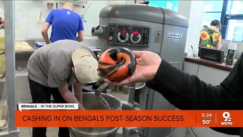 Businesses across the Tri-State are cashing in on the Bengals success