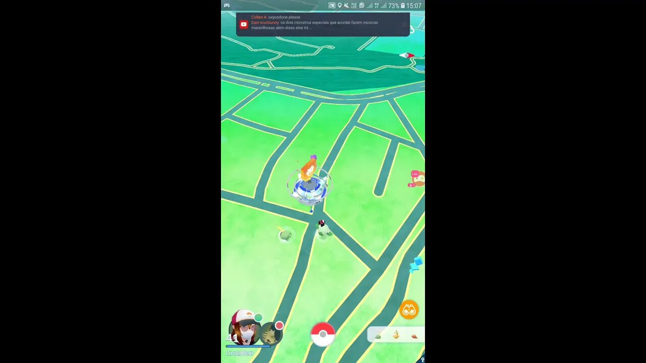 Veja a minha live de Pokémon GO