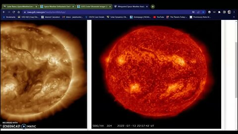 M Flare 2 89, Solar eruptions, UFO's?