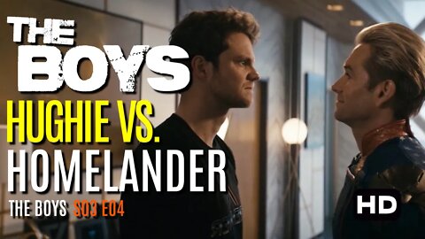 Hughie vs Homelander Scene | The Boys Season 3 Ep 4