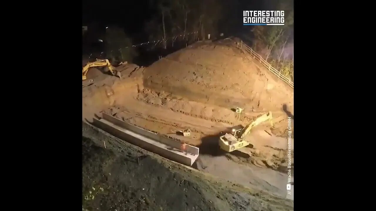 A 19th-century German bridge was demolished and rebuilt in just four days.