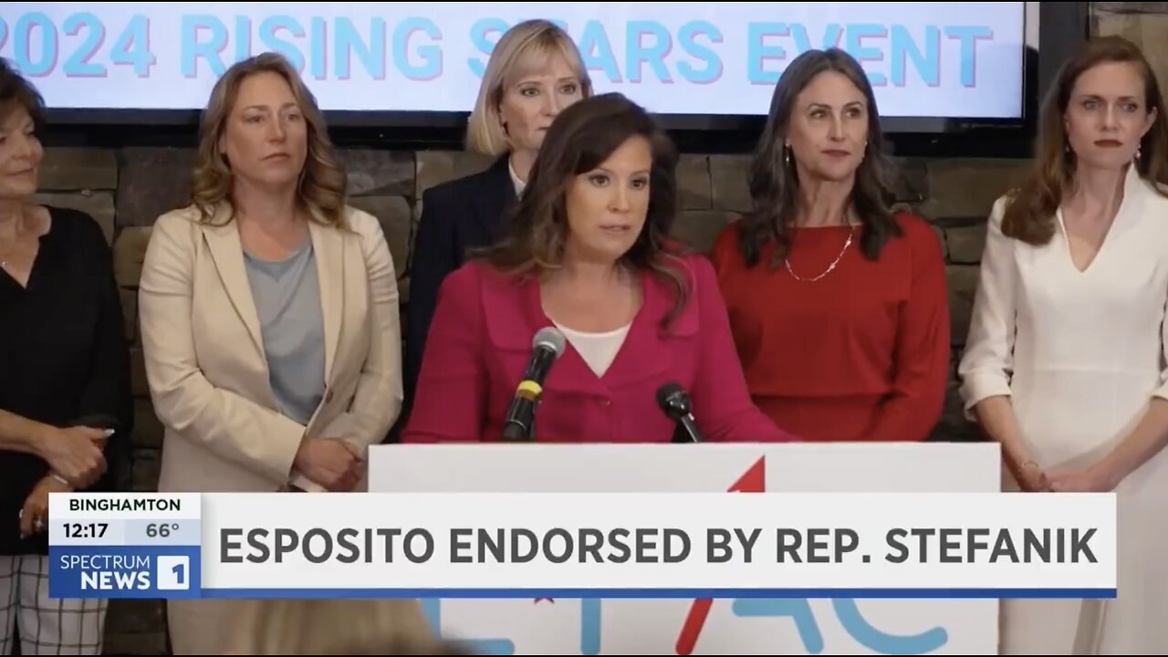 Spectrum News Coverage of Elise Endorsing Alison Esposito NY-18 06.15.2024