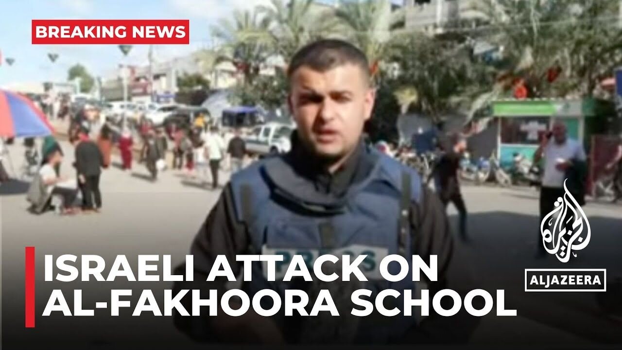 Israeli forces strike Al-Fakhoora School in northern Gaza