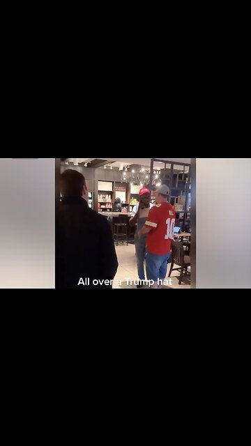 White Liberals Assaults Black Man for Wearing Trump Hat