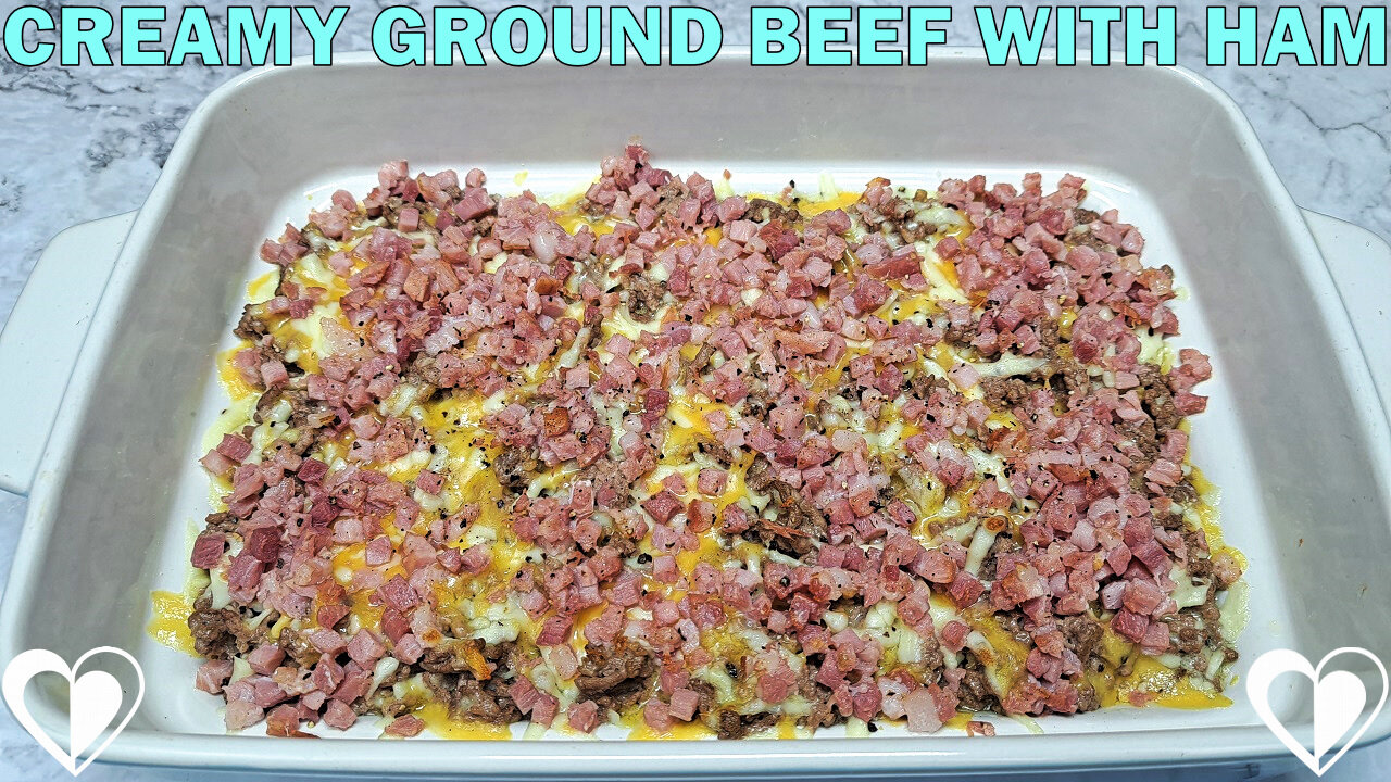 Creamy Ground Beef with Ham | Recipe Tutorial