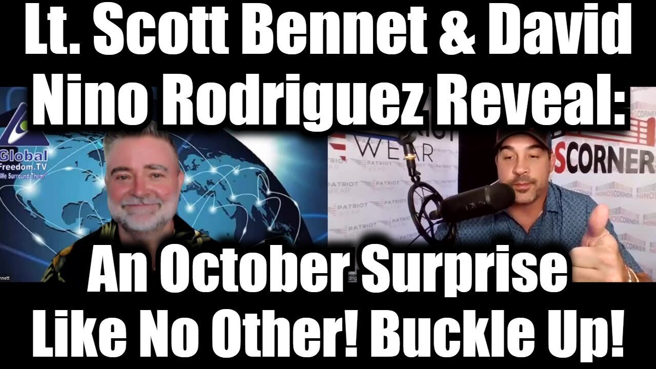 Lt. Scott Bennet Reveals: An October Surprise Like No Other! Buckle Up!!!