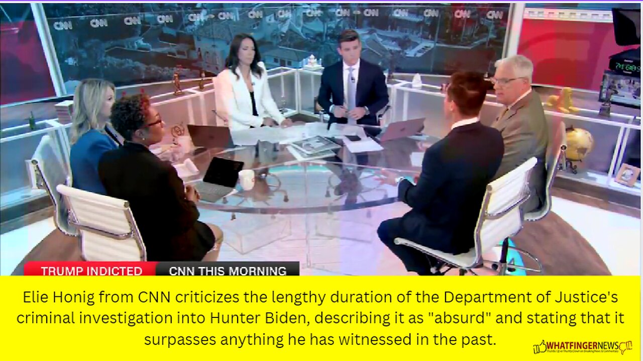 Elie Honig from CNN criticizes the lengthy duration of the Department of Justice's criminal