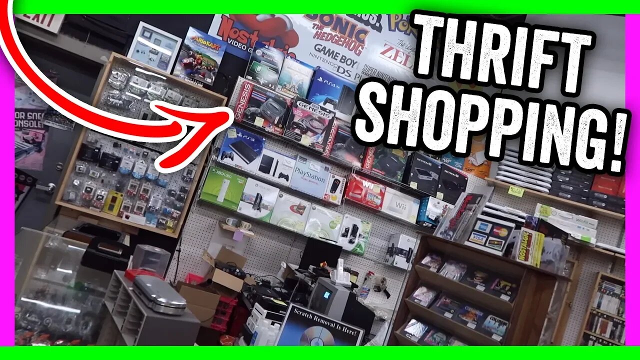 THRIFT STORE SHOPPING FOR RARE COLLECTIBLES WORTH MONEY!!