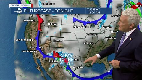 Monday, January 23, 2023 evening forecast