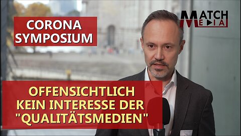 KEIN INTERESSE DER QUALITÄTSMEDIEN Rechtsanwalt Christian Moser über Corona Symposium🙈