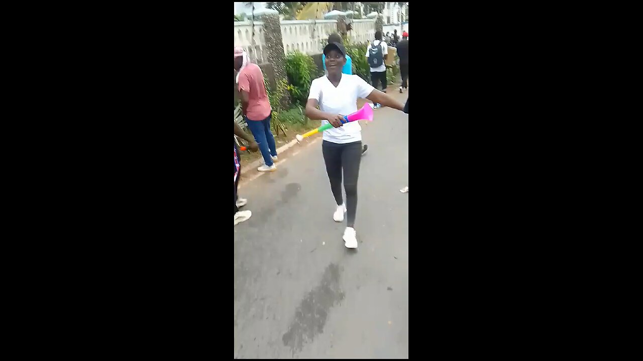 Youths rioting