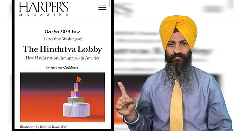 LIVE : 10-10-24 | IHARPER'S REPORT : THE HINDUTVA LOBBY HOW HINDU NATIONALISM SPREADS IN AMERICA