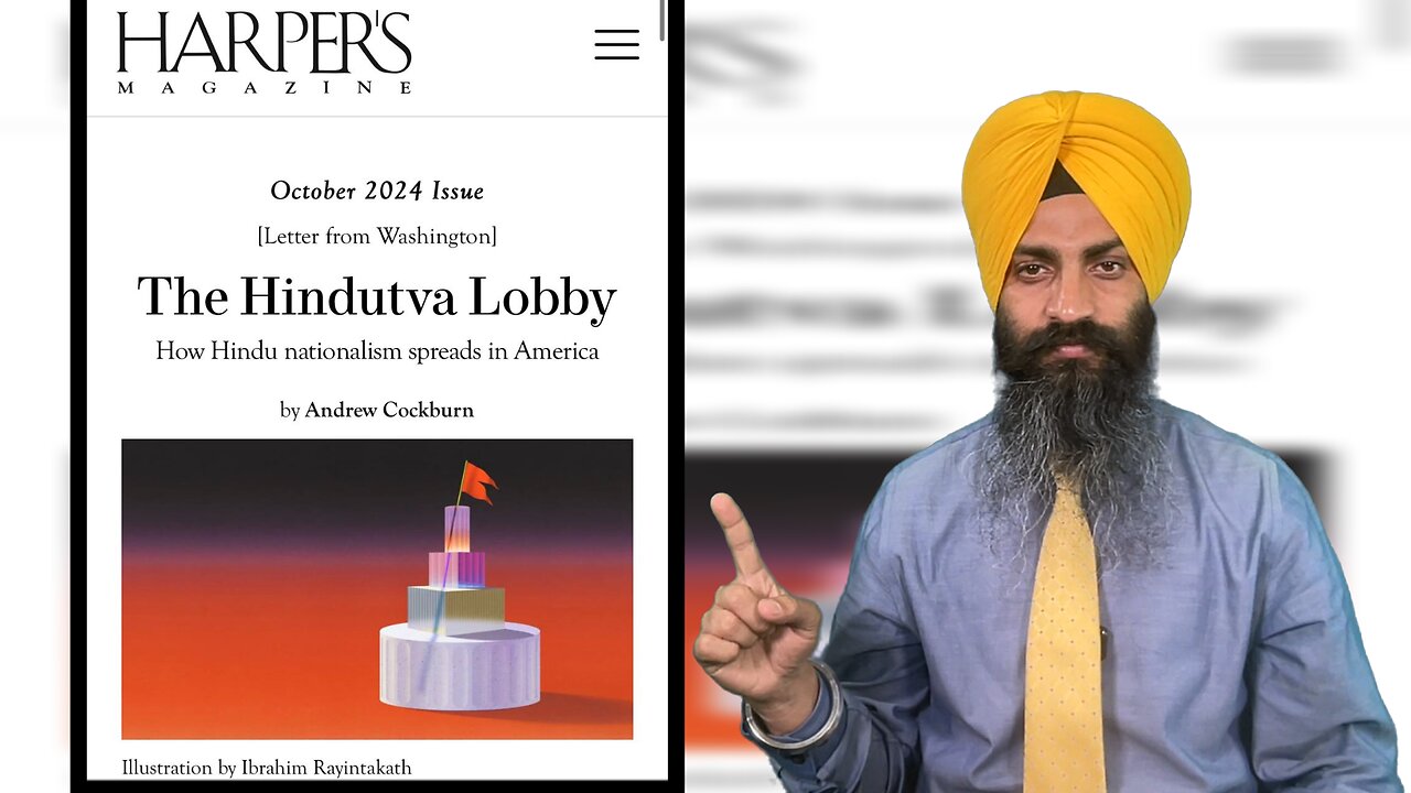 LIVE : 10-10-24 | IHARPER'S REPORT : THE HINDUTVA LOBBY HOW HINDU NATIONALISM SPREADS IN AMERICA