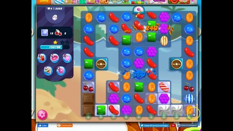 Candy Crush Level 2389 Talkthrough, 29 Moves 0 Boosters