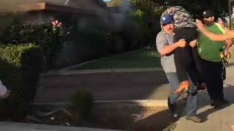 The story of the man who saved an elderly man from a fire but wanted to remain anonymous