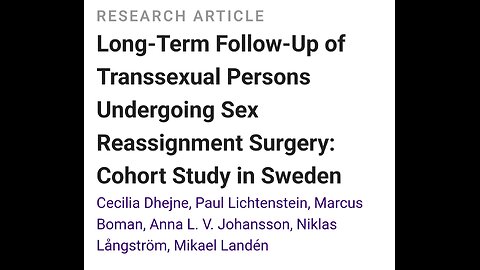 STUDY DONE IN SWEDEN