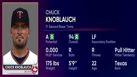 How To Create Chuck Knoblauch MLB The Show 22