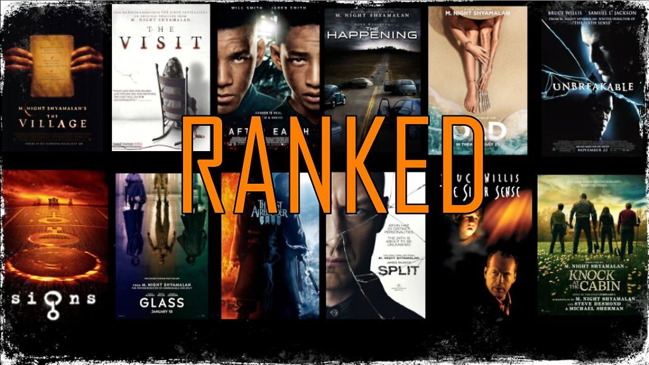 RANKED: SHYAMALAN MOVIES