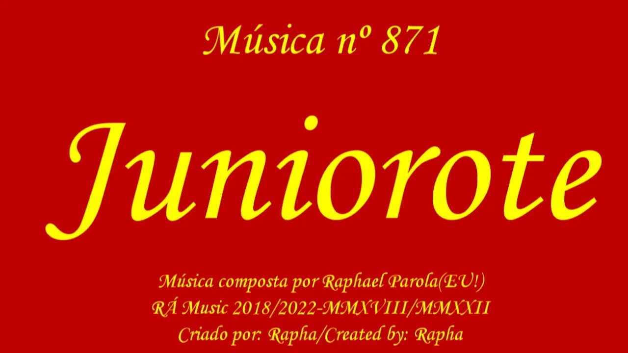 Música nº 871-Juniorote