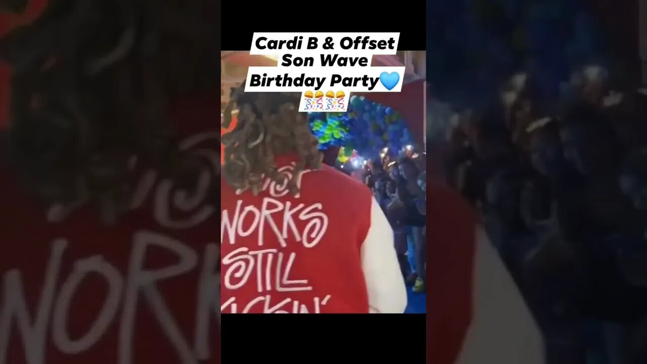 Cardi B & Offset Son Wave Birthday Party