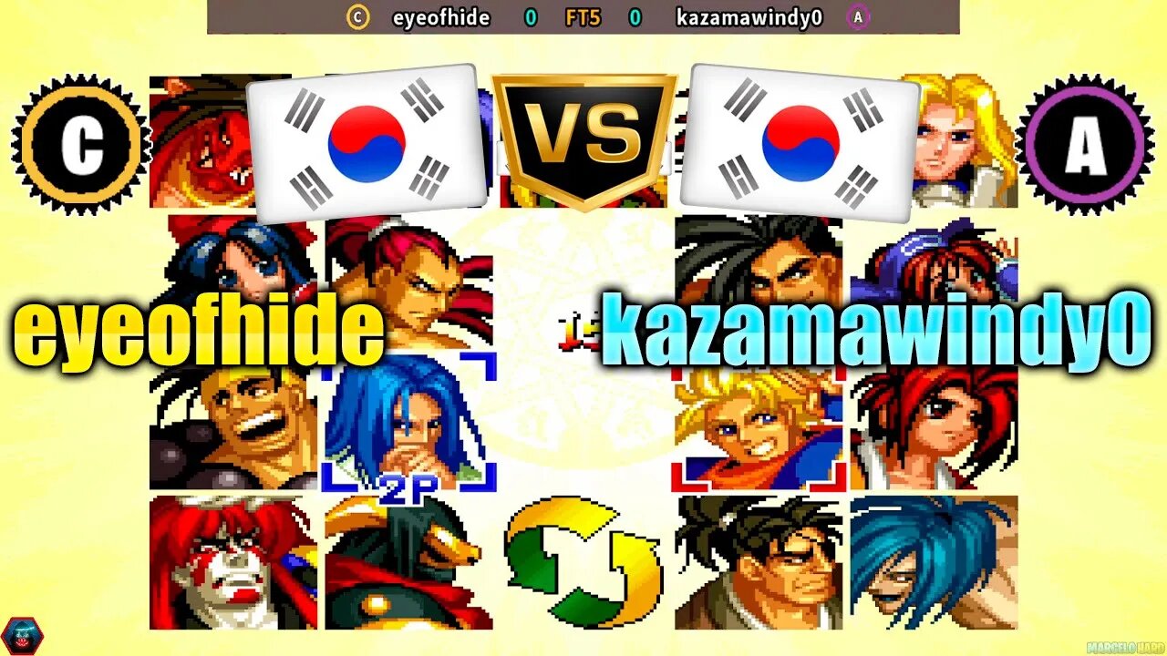 Samurai Shodown IV (eyeofhide Vs. kazamawindy0) [South Korea Vs. South Korea]