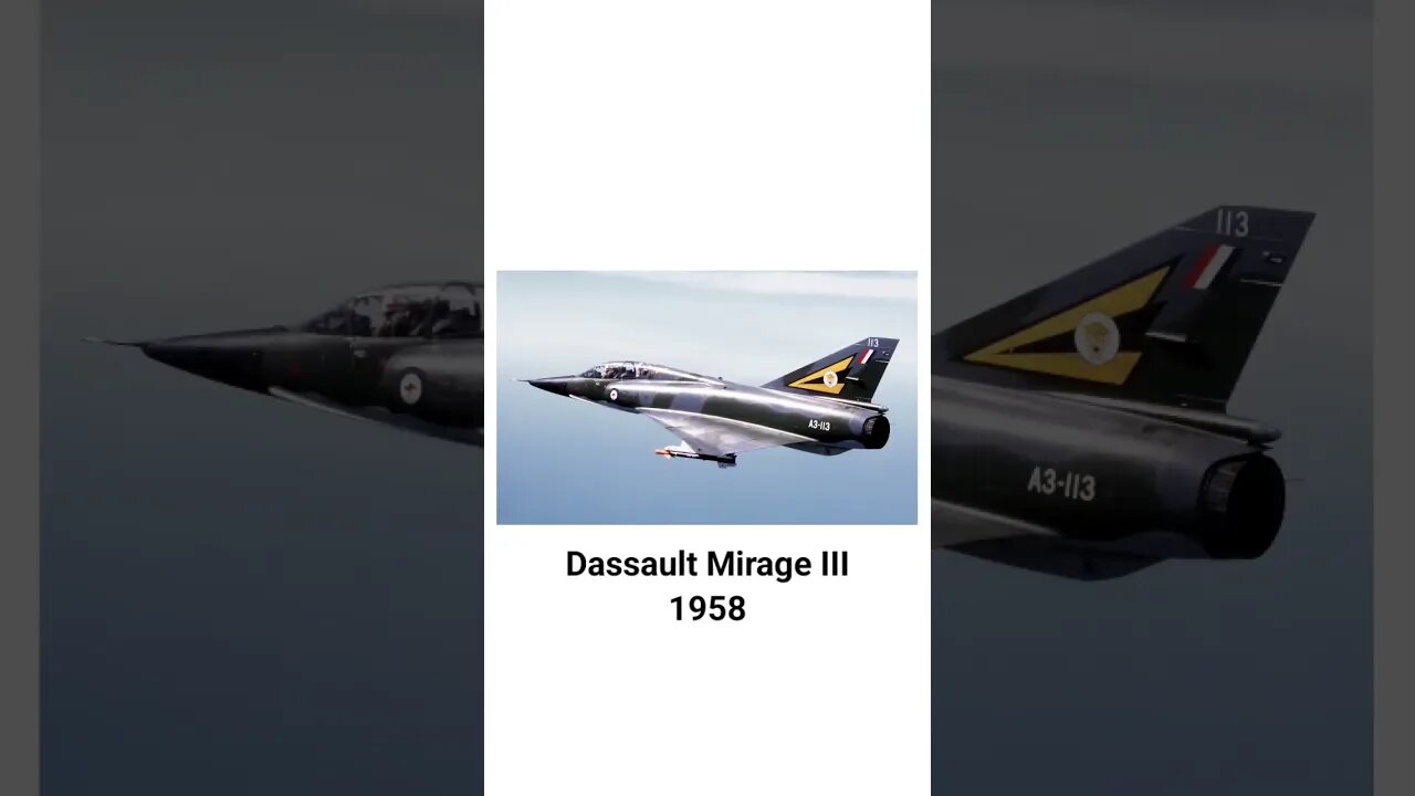 evolution of France Dassault aircraft #military #aircraft #shorts