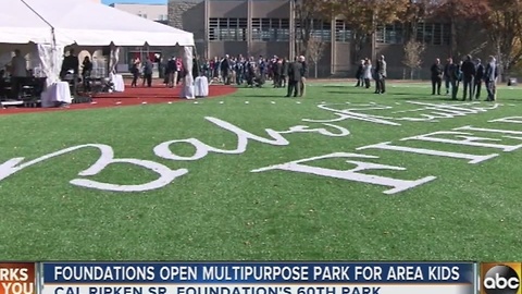 Cal Ripken Sr. Foundation opens new multipurpose park in Baltimore