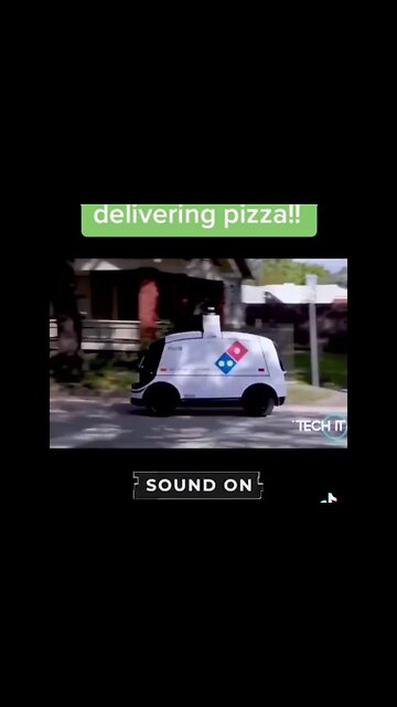 Robot Pizza Delivery !!!