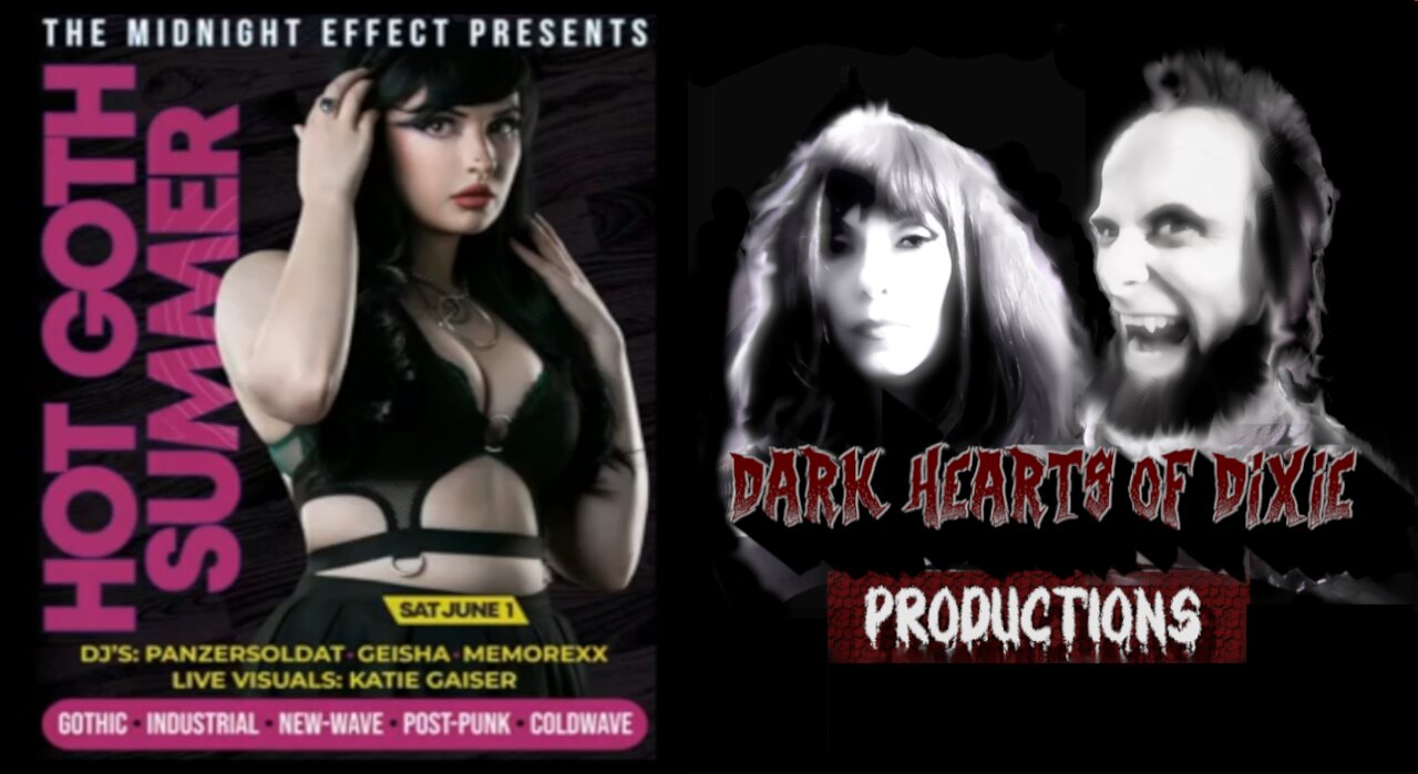 Get Ready With Me & Dance - The Midnight Effect - Hot Goth Summer - Saturn - Birmingham, AL 6/1/2024