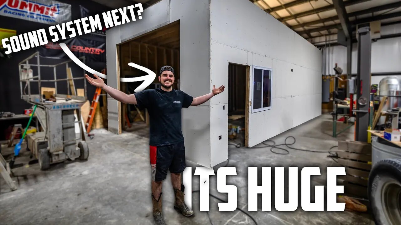 Building the Ultimate Paint Booth!! Next Big Upgrade? + Drywall Installation!