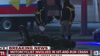 Police investigate hit-and-run crash involving motorcycle