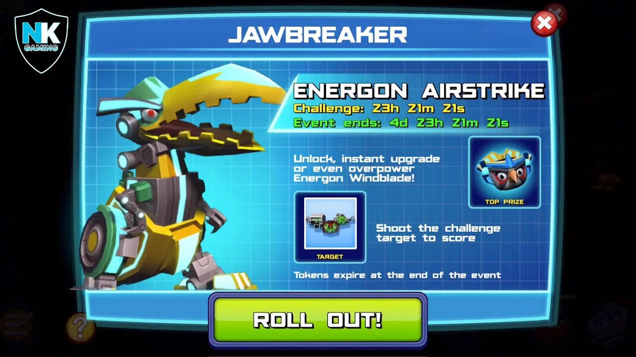 Angry Birds Transformers 2.0 - Jawbreaker - Day 2 - Featuring Energon Grimlock