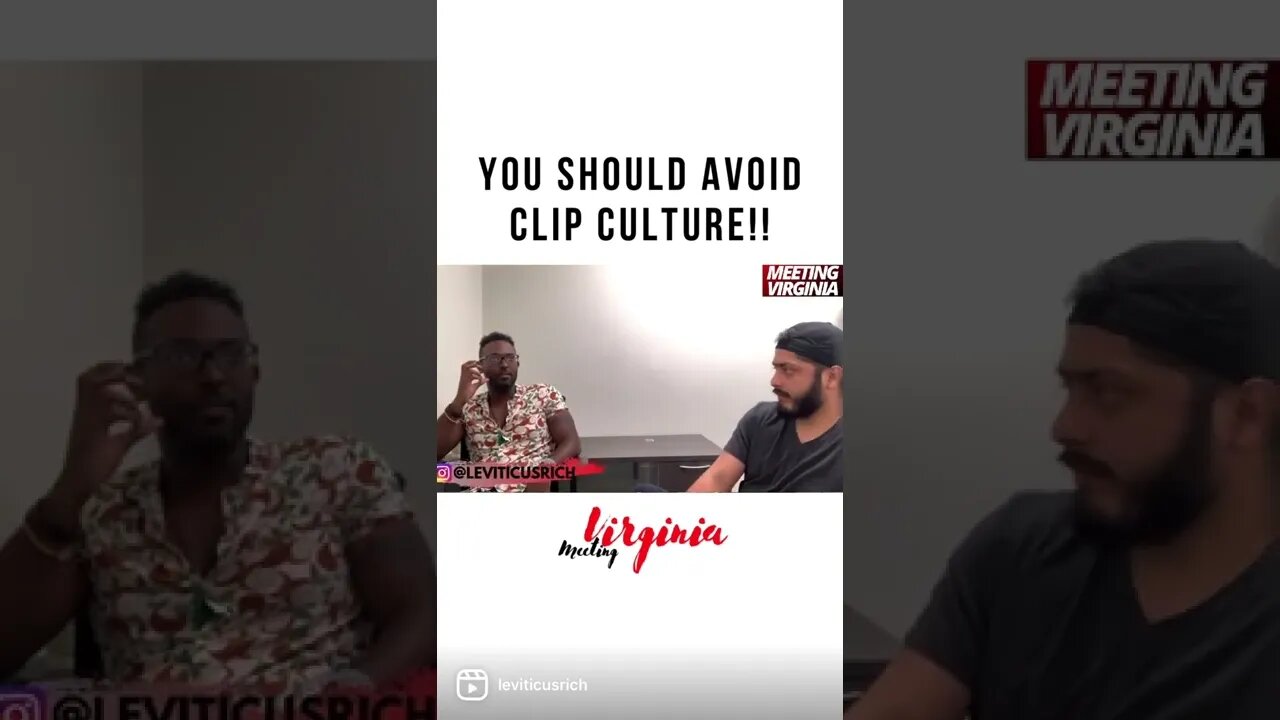 You should AVOID clip culture