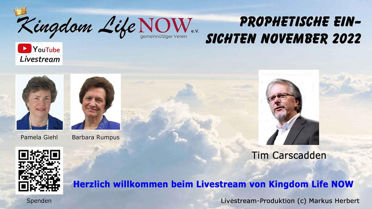 Prophetische Einsichten November 2022 - Tim Carscadden