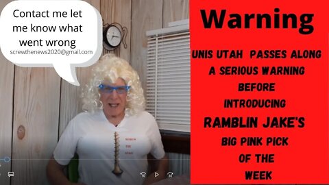 Unis Utah presents "Ramblin Jake's Big Pink Pick of the Week"