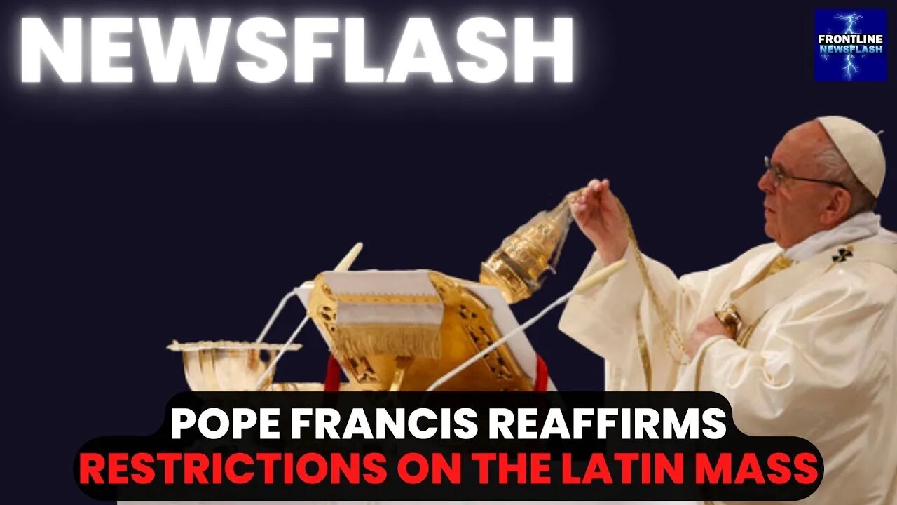 BREAKING NEWS: Pope Francis Issues New Letter On Vatican II and the Reform of the Mass!