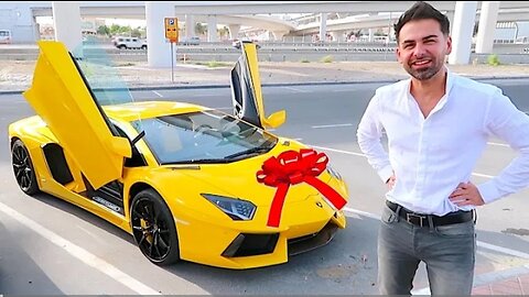 DUBAI BILLIONAIRE NEW LAMBORGHINI SURPRISE !!!