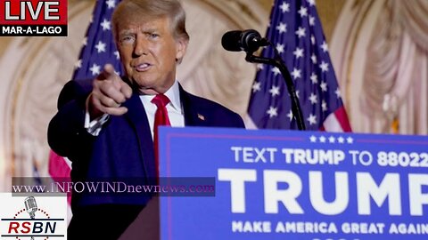 President Donald J. Trump Holds Post-Arraignment Press Conference 4/4/23 Approx 5PM Central Time