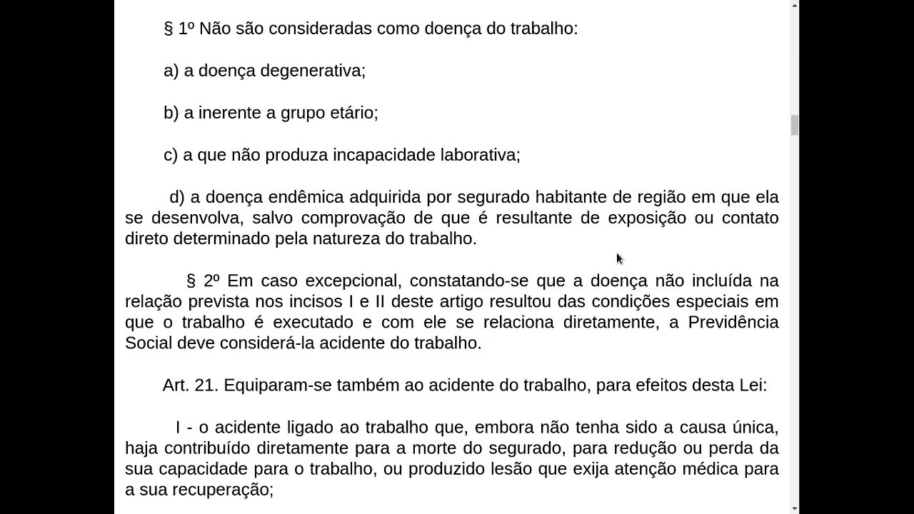 Lei 8213 Título iii Capítulo ii Seção i - Das Espécies de Prestações Continuação da Leitura