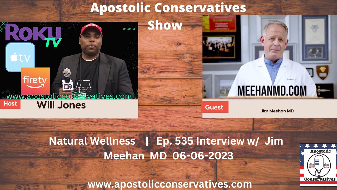 Natural Wellness | Ep. 535 Interview w/ Jim Meehan MD 06-06-2023