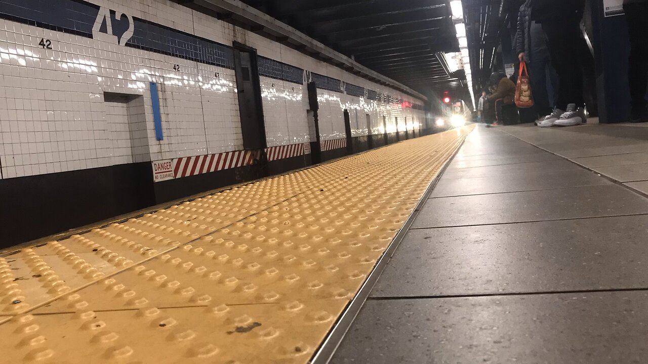 (C) train at 42nd Street