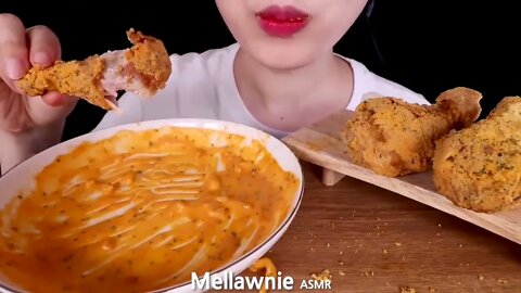 ASMR MUKBANG｜CHEESY CARBO FIRE NOODLES, CHICKEN, CHEESE BALL, CHEESE STICK 까르보불닭 뿌링클 EATING SOUNDS먹방