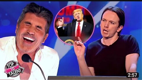 BEST Donald Trump Impression Has Simon Cowell LOL!